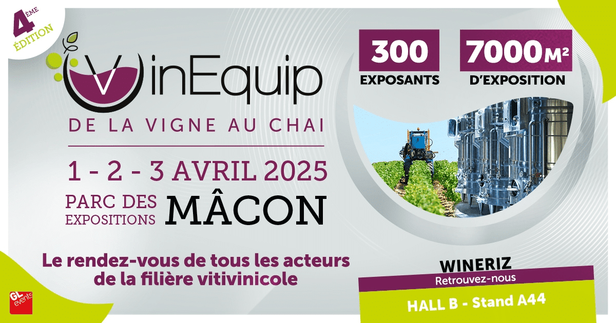 Wineriz sera au salon VinEquip prochainement